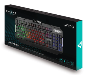 UNNO Brave USB Wired Gaming Keyboard KB6781