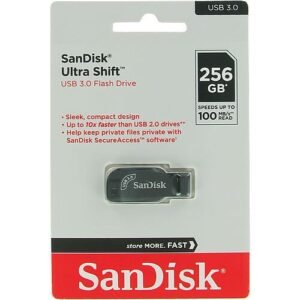 Sandisk 256GB Flash Drive USB 3.0 Ultra Shift