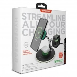 HYPERGEAR MAXCHARGE 3-IN-1 15W CHARGING STAND