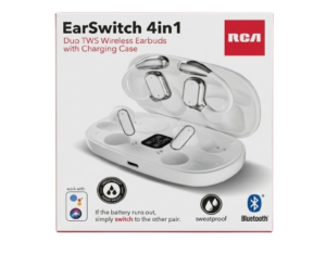 rca tune 22 earswitch 4 in1 duo tws earbuds