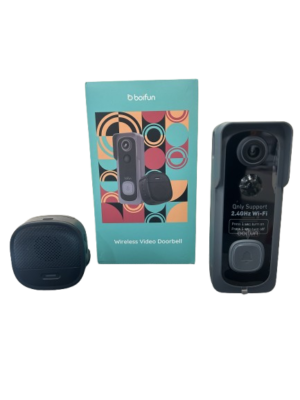 boifun video doorbell camera wireless. 2k hd, 166° wide view