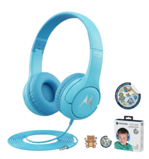 motorola jr200 wired kids 3.5mm headset