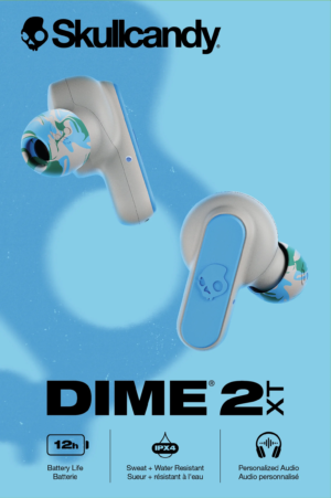 skullcandy dime 2 xt bluetooth earbuds