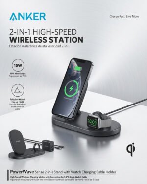 anker powerwave sense wireless charging station