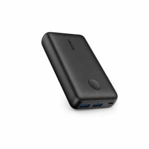 anker powercore select 10k mah w/ 2 usb a ports black