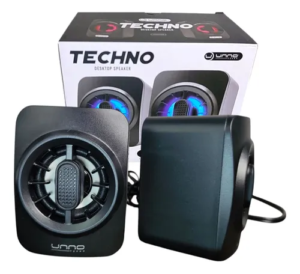UNNO TECHNO Desktop LED 2-PC Speaker 6W