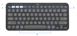 Logitech Pebble Keys 2 Bluetooth Wireless Keyboard K380S