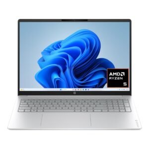 hp omnibook 3 16 inch laptop pc, 2k touchscreen, amd ryzen 5 40, 8 gb ram, 256 gb ssd, amd radeon 610m gpu, windows 11 home